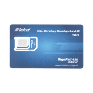 SIM SYSCOM 2 GB mensual para dispositivos móviles 3G/4G (Telcel) 1 año de servicio (solo datos)
