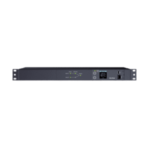 PDU ATS (Fuente Redundante Auto-transferible) Medible, Para Distribución de Energía, 2 Entradas 120 Vca NEMA5-15P, Con 10 Salidas NEMA 5-15R, Horizontal 19in, 1UR