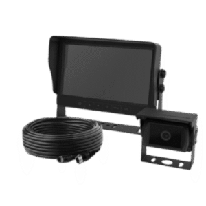Sistema Profesional de Cámara de Reversa y Monitor para Vehículos de Trabajo y Montacargas con inteligencia IA para la detección de peatones