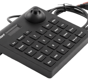 Mini Teclado controlador PTZ con pantalla LCD y joystick altamente resistente
