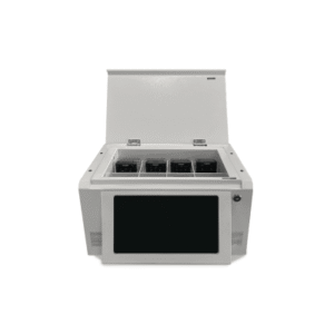 Estación de Descarga para Cámaras Corporales | 8 Canales de Conexión | Descarga Simultanea | Pantalla Táctil | Almacenamiento Hasta 12TB | Carga y Copia de Seguridad Automática | Compatible con Body Cam XMR-R3.