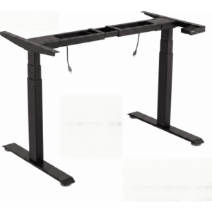 Base de Escritorio Motorizado Profesional / Altura Ajustable 60-125cm / Estructura Estable / Funcionamiento Suave / 3 Preset de Posiciones / Color Negro / Soporta hasta 100Kg de carga